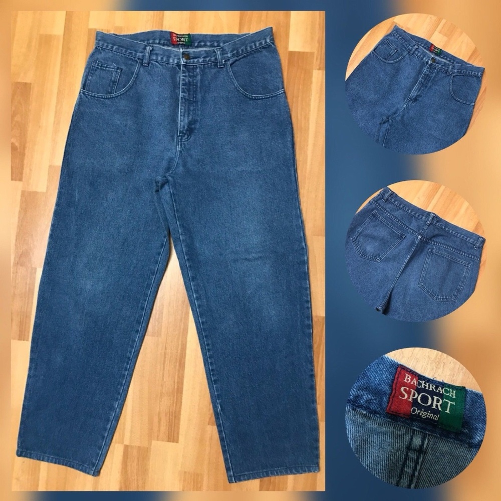 BACHRACH SPORT MEN'S  DENIM JEANS SIZE 36X32